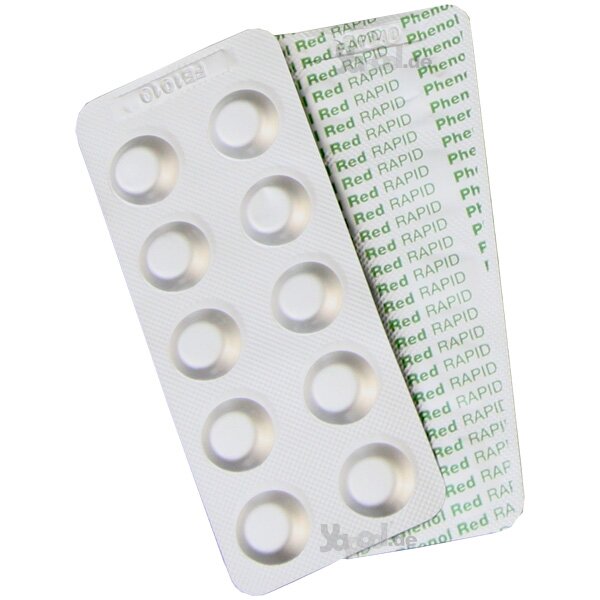 Tabletten für Pooltester Phenol Red (pH) - 10 Stk.