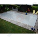 Bar supported safety cover Walu Pool Starlight 3,4 x 7,4 m anthracit grey square