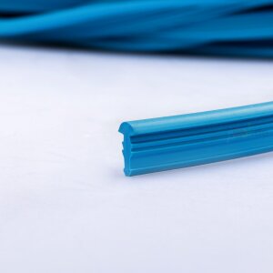 PVC - Kederprofil dunkelblau Rolle 50 lfm.