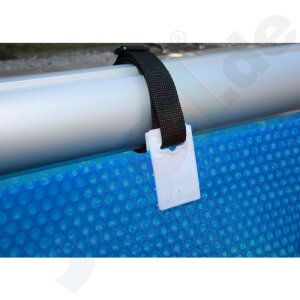 Roll-up device Easy Fix stainless steel, aluminium telescopic tube 5 parts up to pool 5,0m