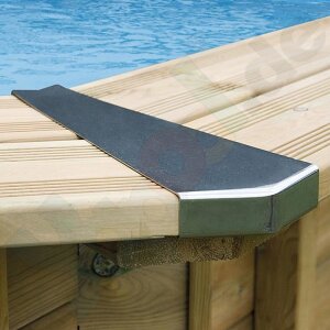 Steel edge connections for Wooden pool Bali octagonal...
