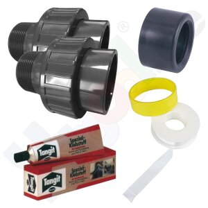 Connection kit 50mm f. Sand Filter System VIENNA...