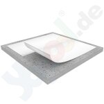 Fleece Lining 300 g/m² with  Aluminium Profiled Rail for Square Pool 4,5 x 3,0 x 1,2 m (Module 2)