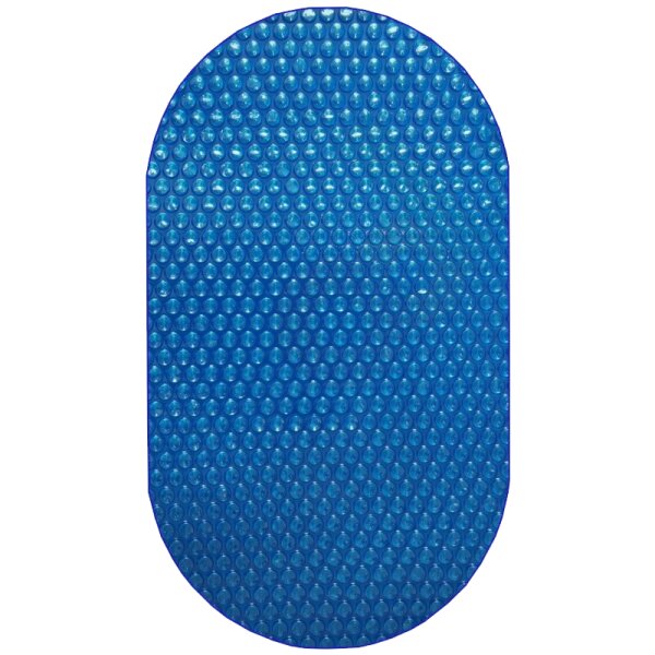 Blue Bubble Solarfolie Luftpolsterfolie 400µ für Ovalbecken 3,2x5,3m Fertig-Zuschnitt