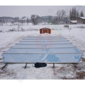 Walter Walu Pool Evole Rollschutzabdeckung 3,4 x 4,4 m rechteckig Nachtblau