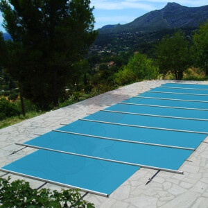 Walter Walu Pool Evole Rollschutzabdeckung 4,9 x 9,9 m rechteckig Azurblau