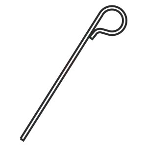Walter P-Stainless Steel Lawn Pin ø 6 mm for...