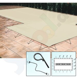 Walter Walu Winter Sand Safety Winter Cover 3,7 x 4,7 m...