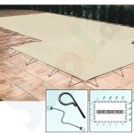 Walter Walu Winter Sand Safety Winter Cover 3,7 x 6,7 m square sand