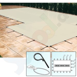 Walter Walu Winter Fix Safety Winter Cover 3,7 x 5,7 m square sand
