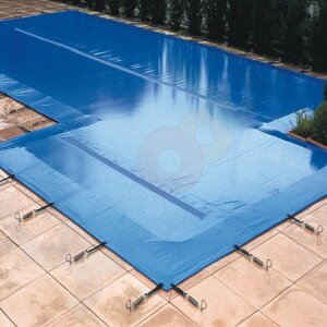 Walter Walu Winter Star Safety Winter Cover 4,2 x 8,2 m square blue