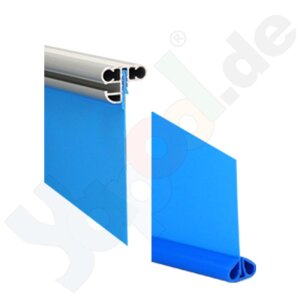 PROFI Roundpool FUN 5,0 x 1,2 m Liner blue 0,8 mm Aluminium Combi
