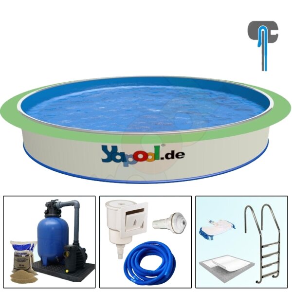 Pool Isolierung Yapool Roll ISO 20 für Rundbecken 3,5 x 1,2 m 