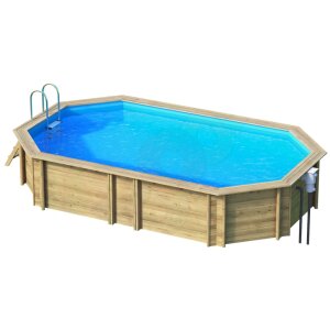 Set wooden pool Weva Octo+ 640 5,9 x 3,5 x 1,46 m...