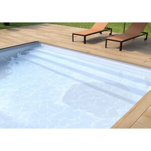 Liner for Square Pool 4,0 x 3,0 x 1,2 m 0,75 mm with wedged seam white