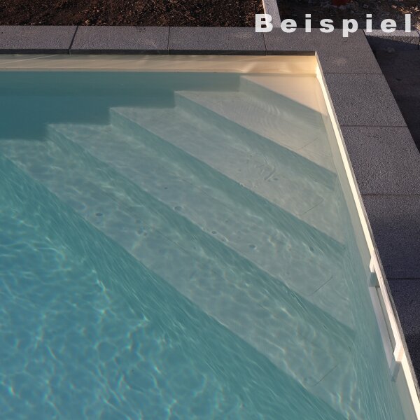 BWT  Pool Folie Innenhülle Rechteckbecken 6,0 x 3,0 x 1,2 m 0,75 mm Keilbiese P3 sand
