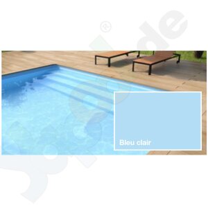 Set Yapool Stone Classic PS25 Pool Square Pool 3,5 x 7,0 x 1,2 m light blue